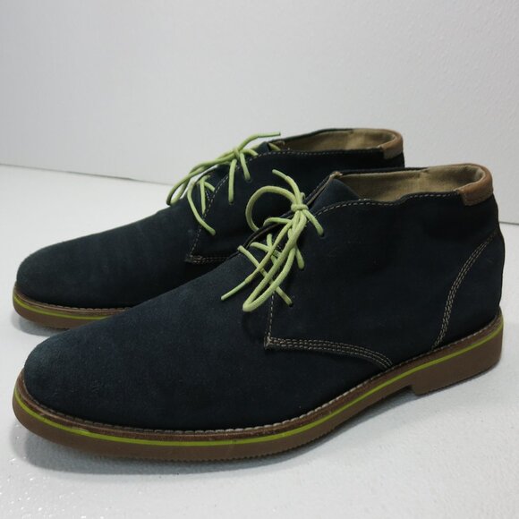 G.H. Bass & Co. Other - G. H. Bass & Co. Blue Suede Leather Chukka Boots Men's Footwear Shoes Sz 9 M